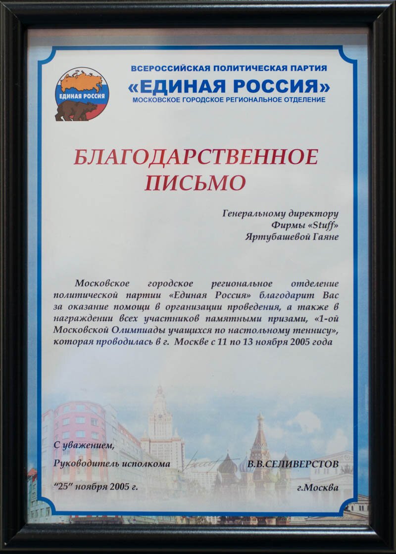 Благодарности